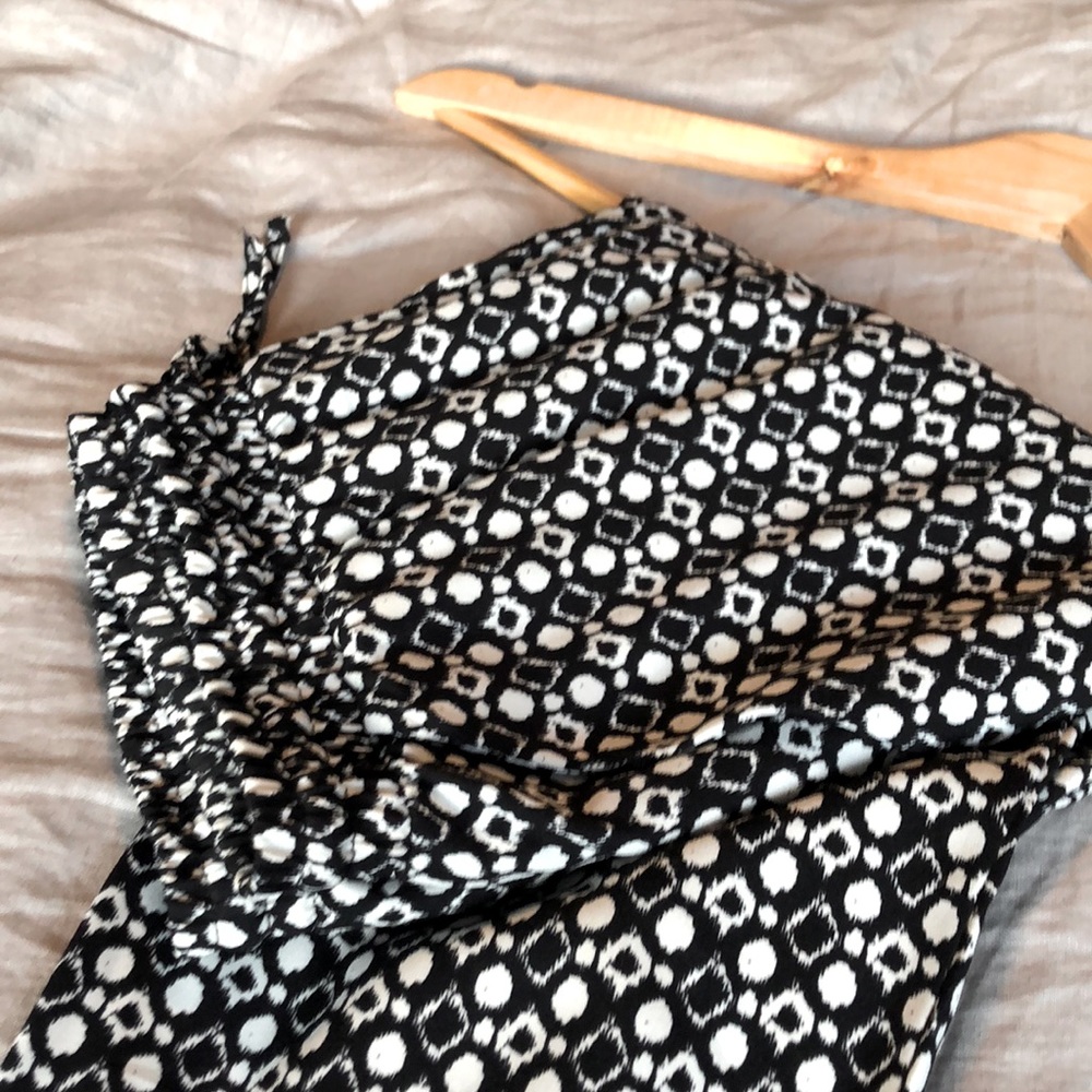 Black & White drawstring pants